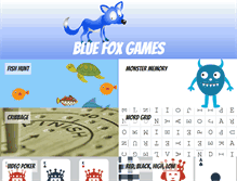 Tablet Screenshot of bluefoxgames.com